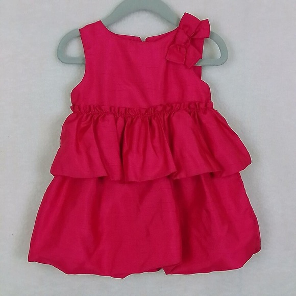 Baby Gap Bubble Hem Special Occasion Dress Size 18-24mo in Pink - Picture 1 of 10